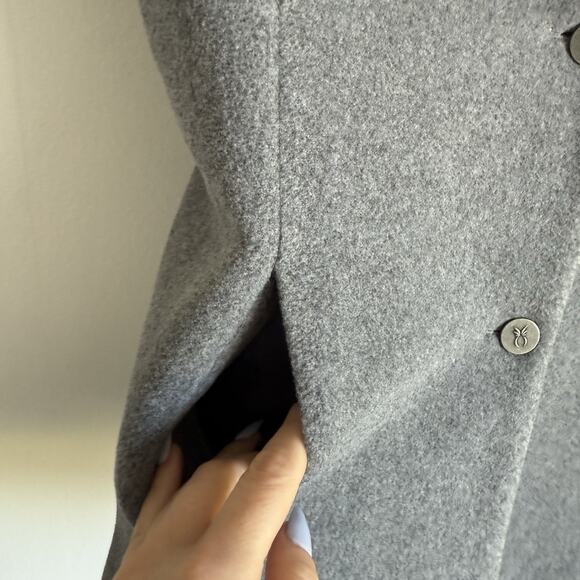 DUDLEY STEPHENS Pacific Vest Gray XL Sleeveless Longline Fleece Layering Jacket - Picture 3 of 12